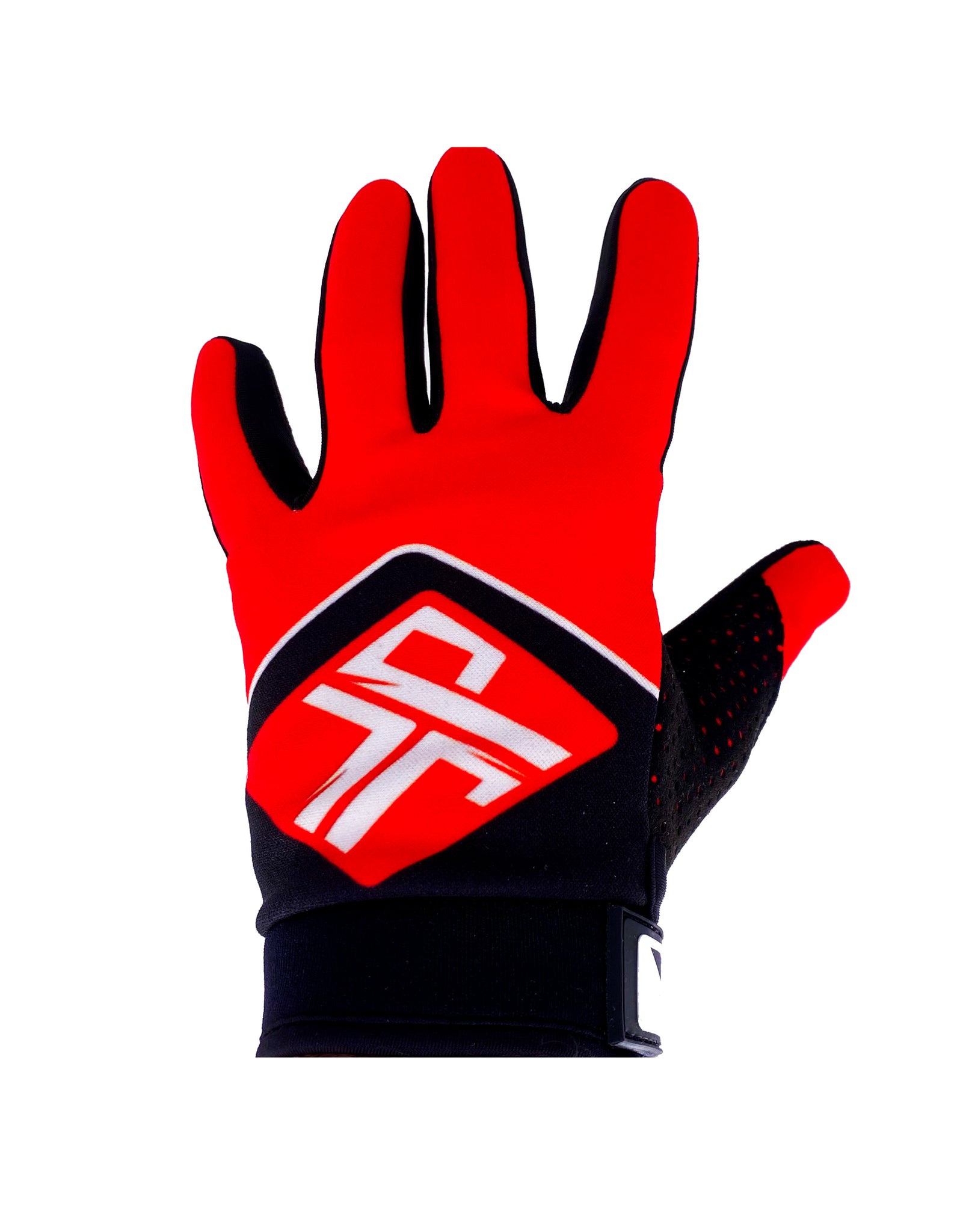 JLP RACING Gants Enfant Moto Cross Quad VTT BMX - Rouge Taille M (4-5 Ans) - Renforts Paume Anti-Dérapants Et Protection Articulations