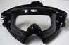 MASQUE LUNETTES MOTO CROSS QUAD VTT BMX MTB NOIR + ÉCRAN NOIR JLP RACING