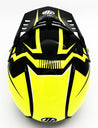 CASQUE ENFANT MOTO CROSS QUAD VTT BMX JAUNE FLUO JLP RACING